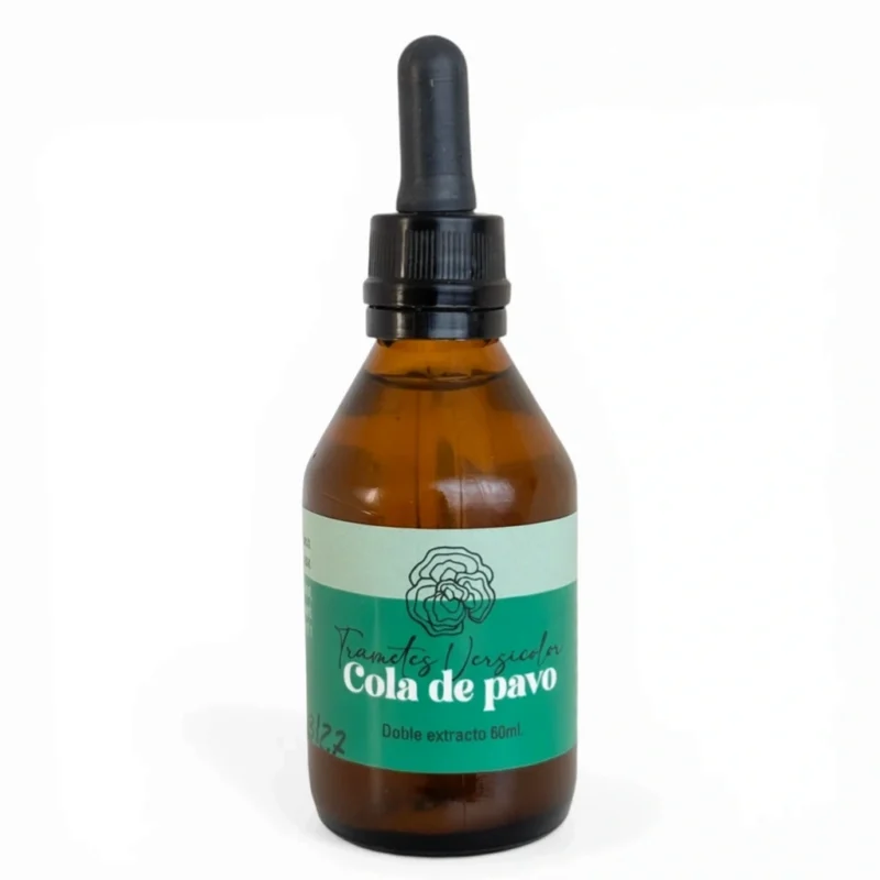 Doble extracto de Cola de Pavo (Trametes versicolor) Fungiteca 60 ml
