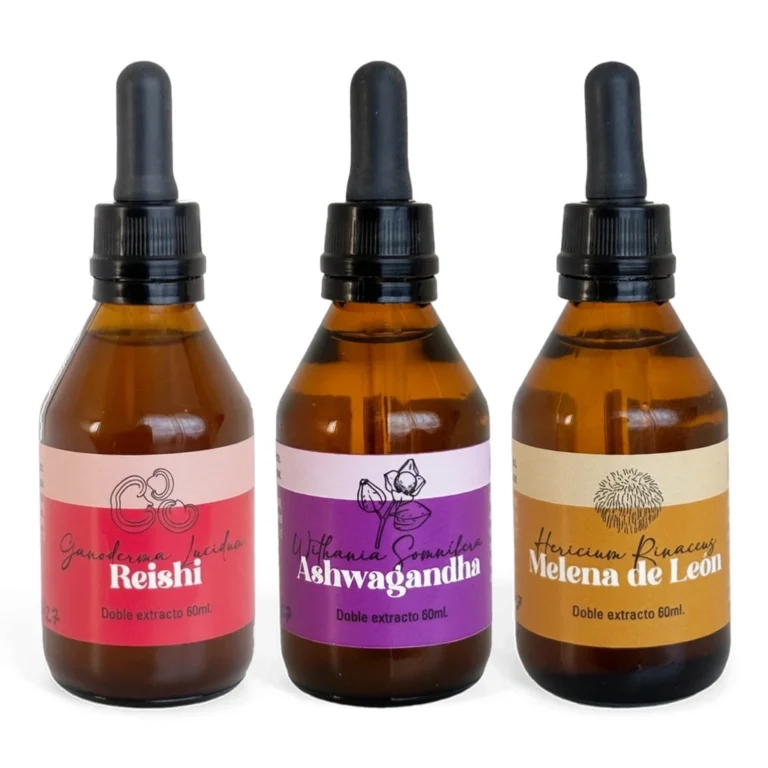 Combo Dormir Mejor de Reishi, Ashwagandha y Melena de León Fungiteca