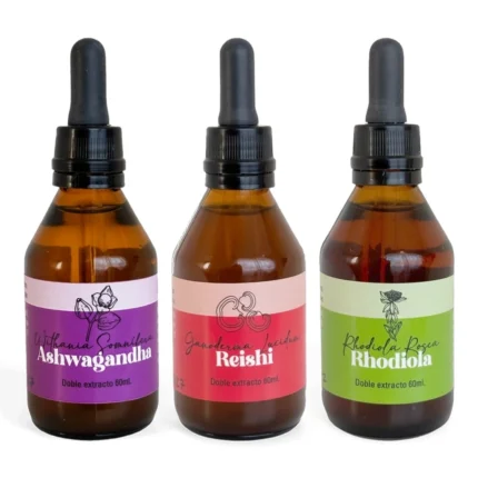 Combo Menopausia de Ashwagandha, Reishi y Rhodiola Fungiteca