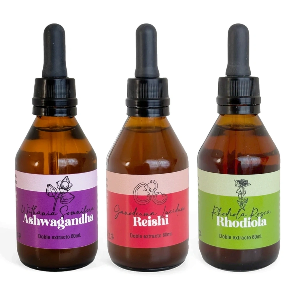 Combo Menopausia – Ashwagandha, Reishi y Rhodiola | Fungiteca Combo Menopausia de Ashwagandha, Reishi y Rhodiola Fungiteca